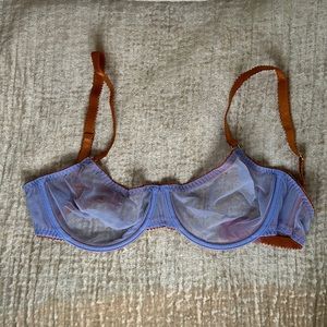 Dora Larsen Seren sheer underwire bra, 34DD